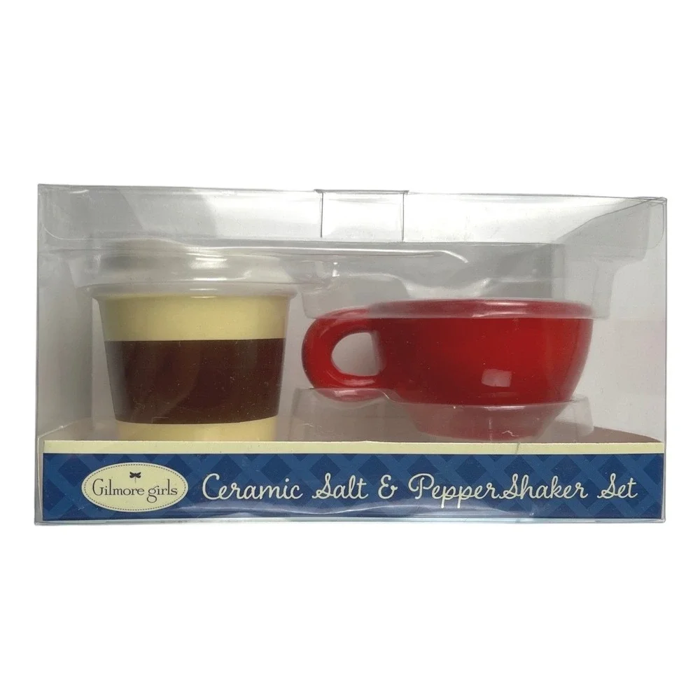 Gilmore Girls Luke's Diner Salt &‎ Pepper Shaker Set Ceramic Collectible